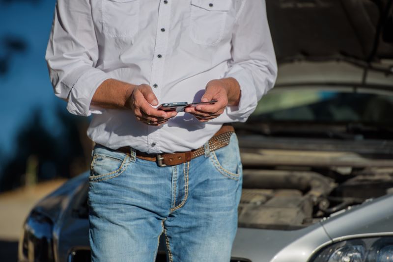 calling insurance after an accident